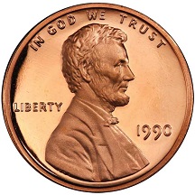 1990-No-S-Lincoln-Memorial-Penny